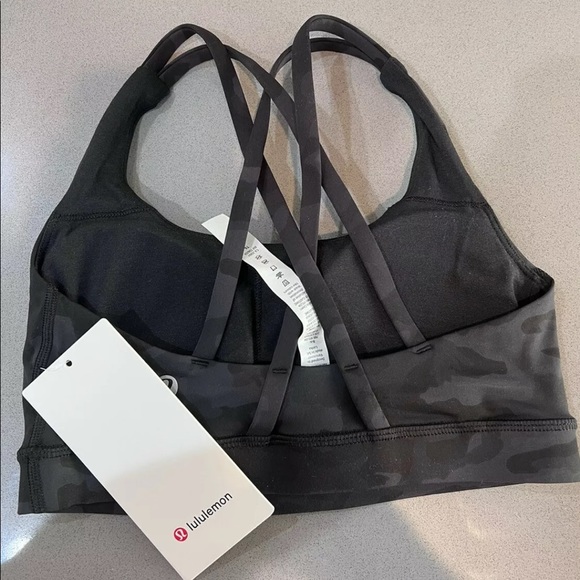 NWT Lululemon Sports Bra Black Camo - Picture 4 of 6